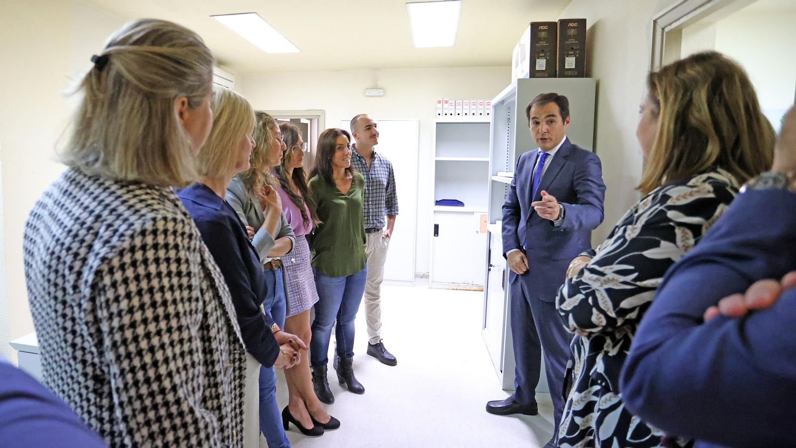 Visita del Consejero de Justicia a los Juzgados de Jerez