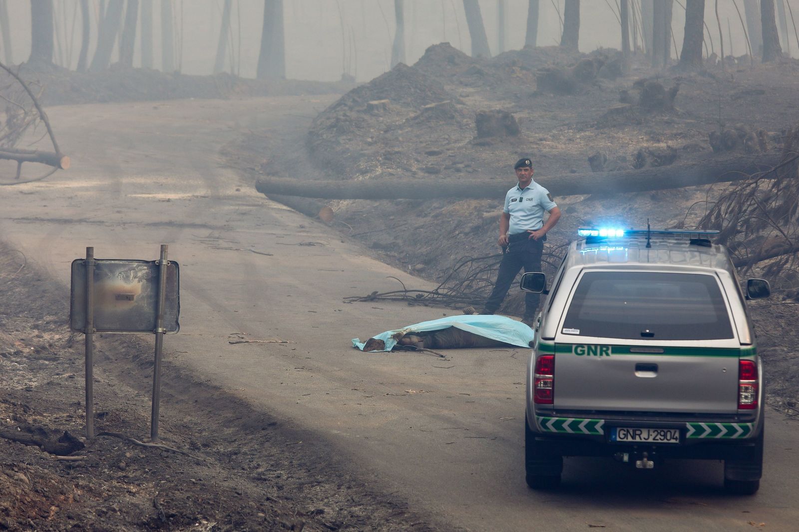 El incendio en Pedrógão Grande, en imágenes