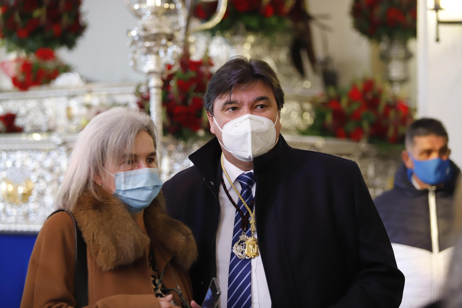 Imágenes del ambiente en la procesión de San Sebastián en Huelva