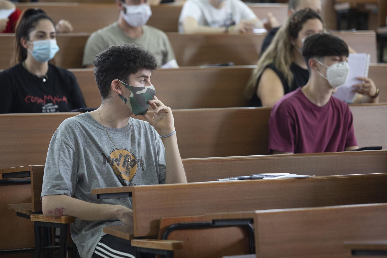 Estudiantes, el pasado mes de julio, en una de las pruebas de la Pevau.