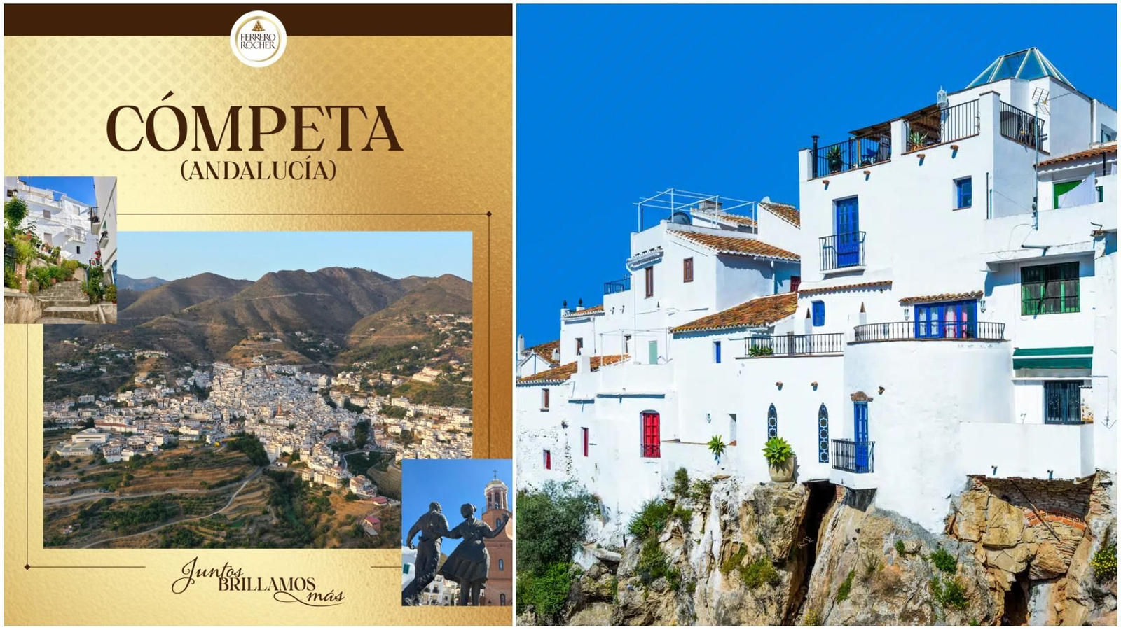Cómpeta, el pueblo de Málaga que aspira a ser Pueblo Ferrero Rocher 2025.