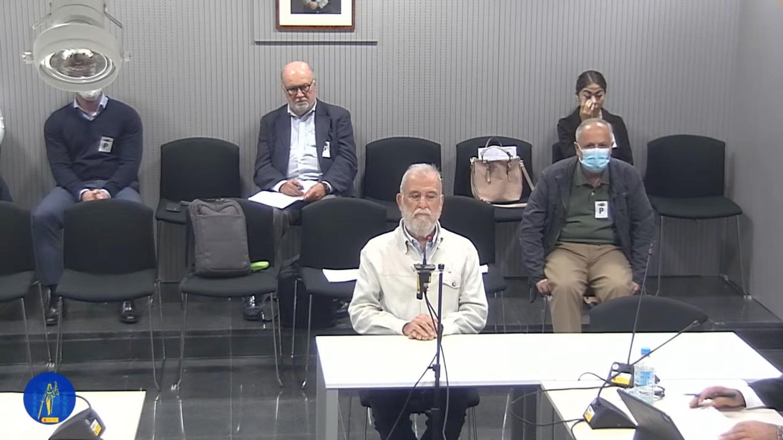 Torrijos en un momento de su declaración.