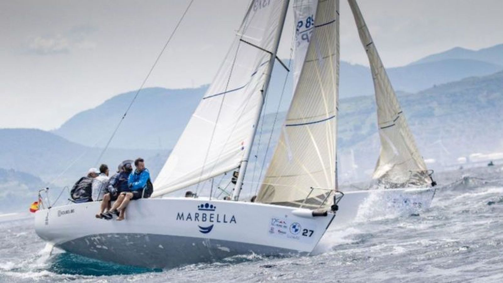 El 'Marbella Team', durante una competición