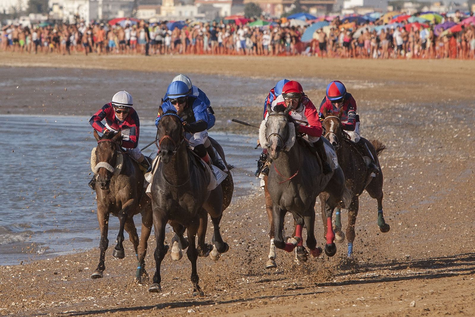 Las imágenes de las carreras de caballos en Sanlúcar