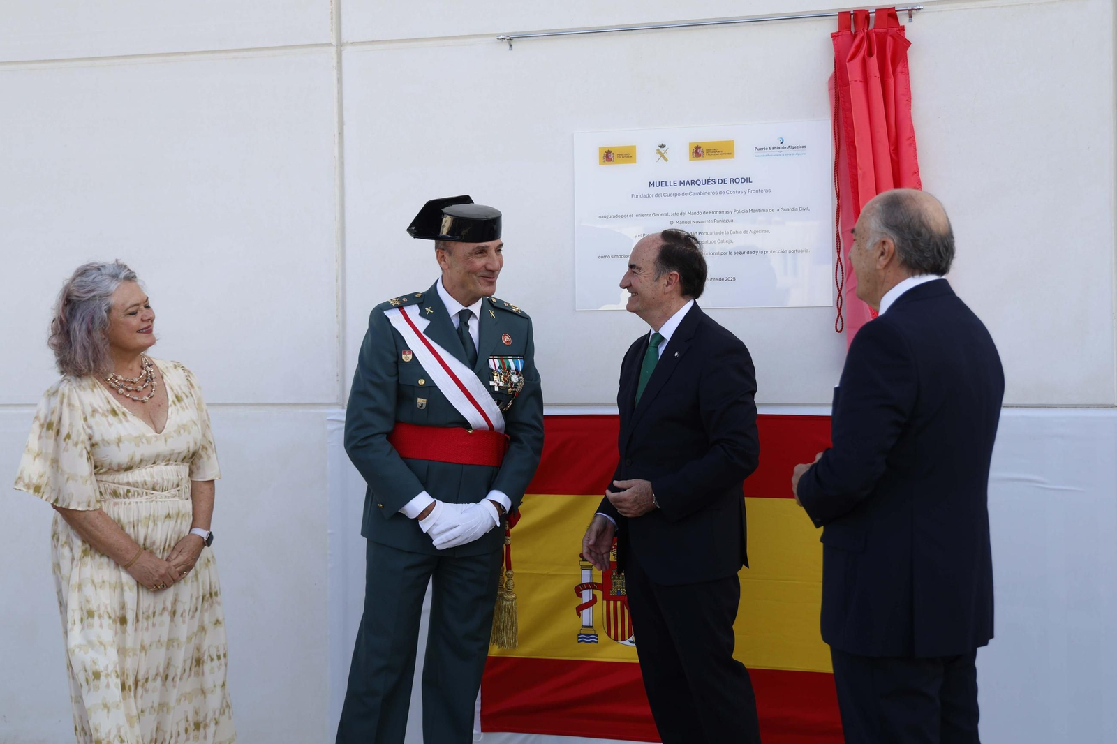 Las fotografías de la inauguración del nuevo muelle de la Guardia Civil en Algeciras