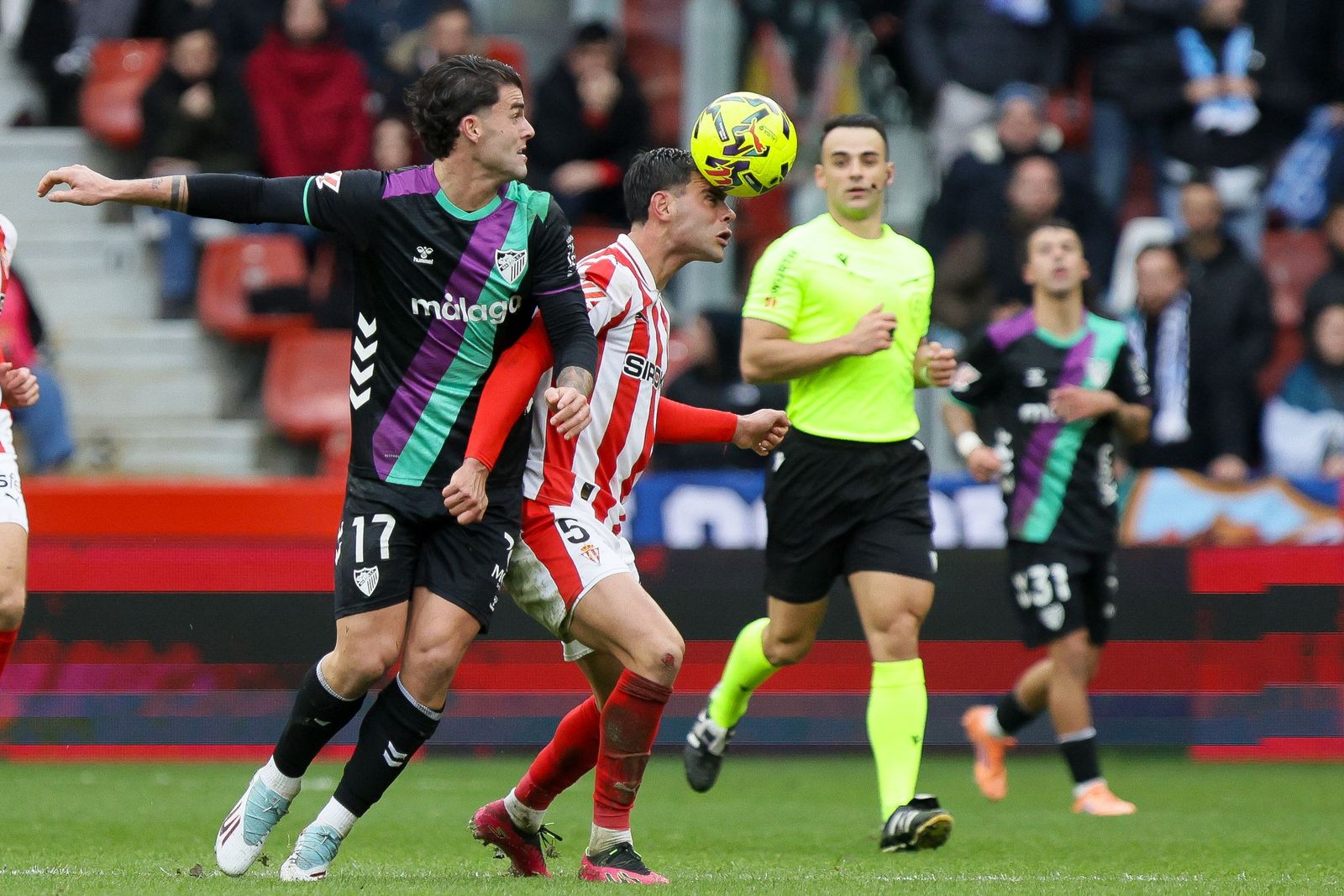 El Sporting-Málaga CF, en fotos
