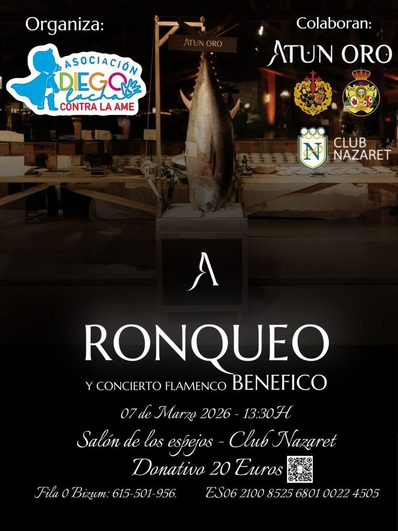 Ronqueo y concierto benéfico.