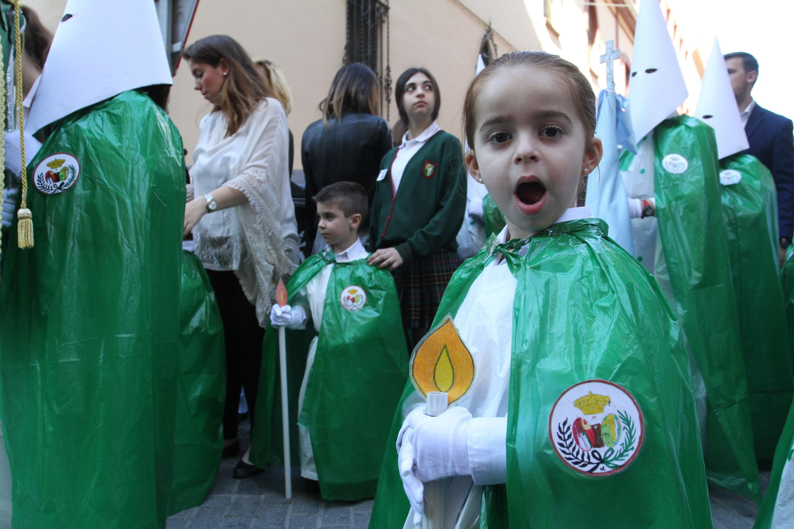 Las imágenes de la procesión de Semana Santa en el Colegio María Inmaculada