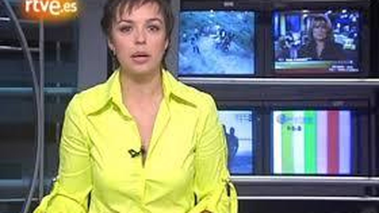 Cristina Villanueva en su debut en 'La 2 Noticias'
