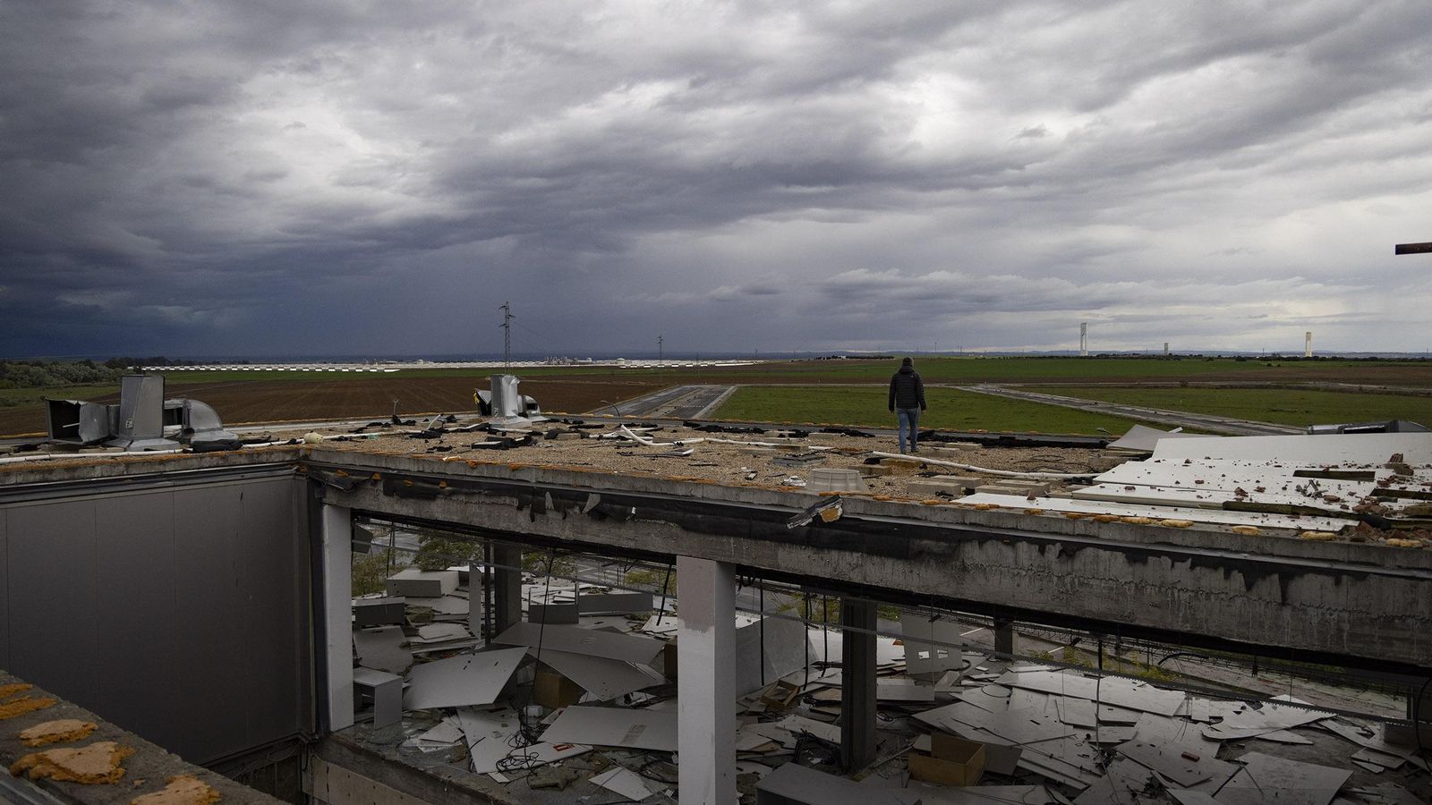 El edificio Soland, sede de Abengoa Solar, en Sanlúcar la Mayor.