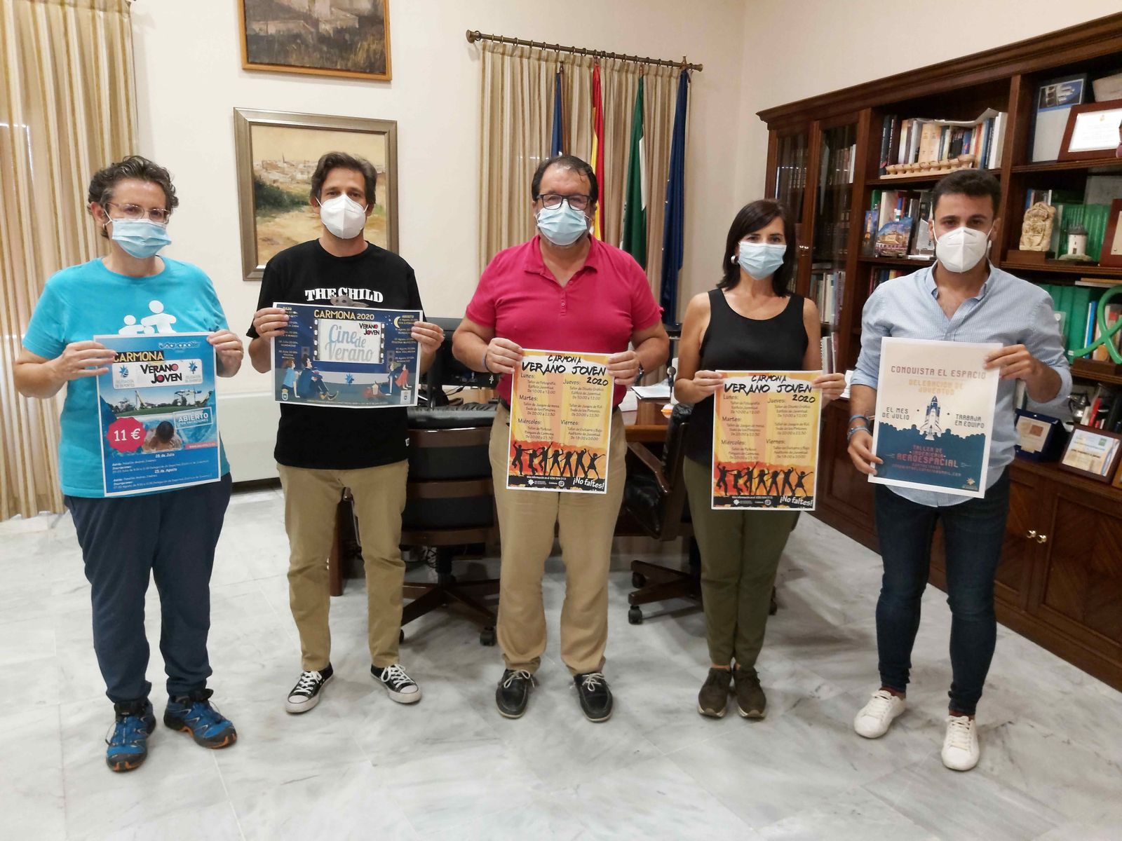 Presentación del programa Verano Joven en Carmona.