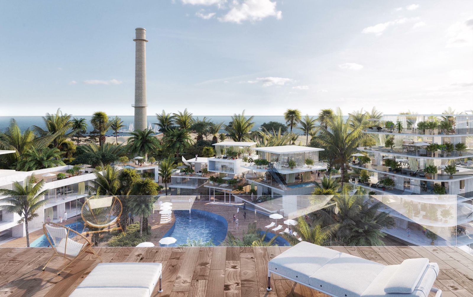 Diseño de las viviendas proyectadas en los suelos de La Térmica.