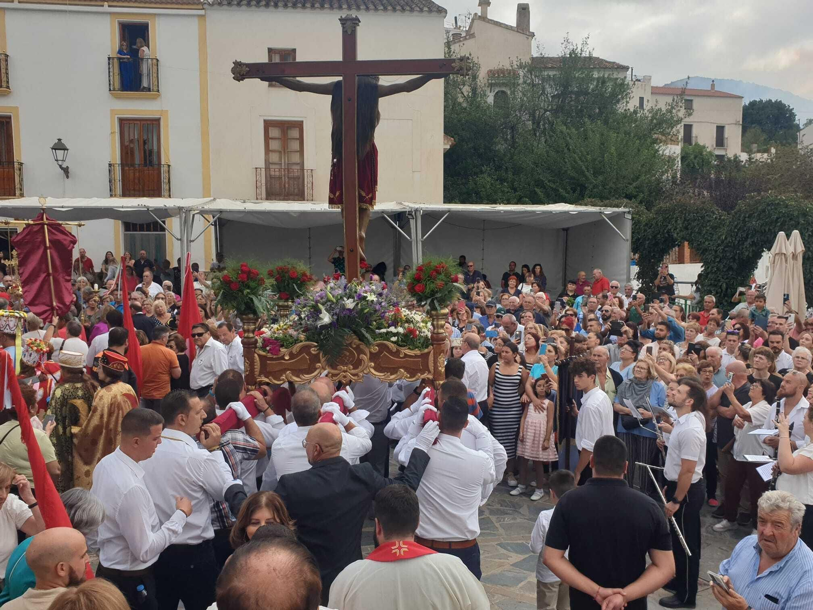 La procesión del Cristo del Bosque de Bacares, en imágenes