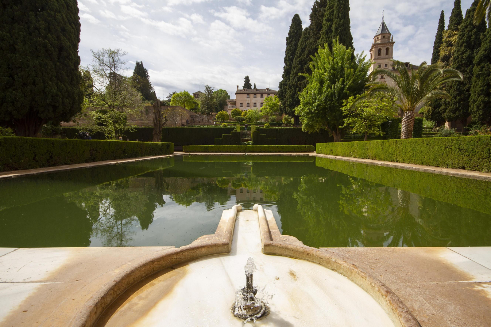Las fotos de la Alhambra cerrada en el Día de los Monumentos