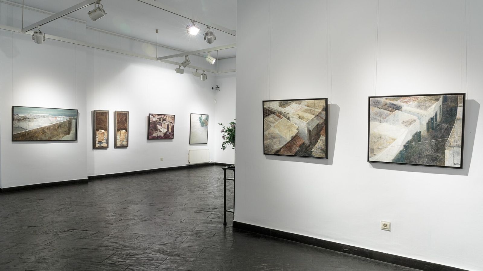 Manolo Cano en la galería Haurie.