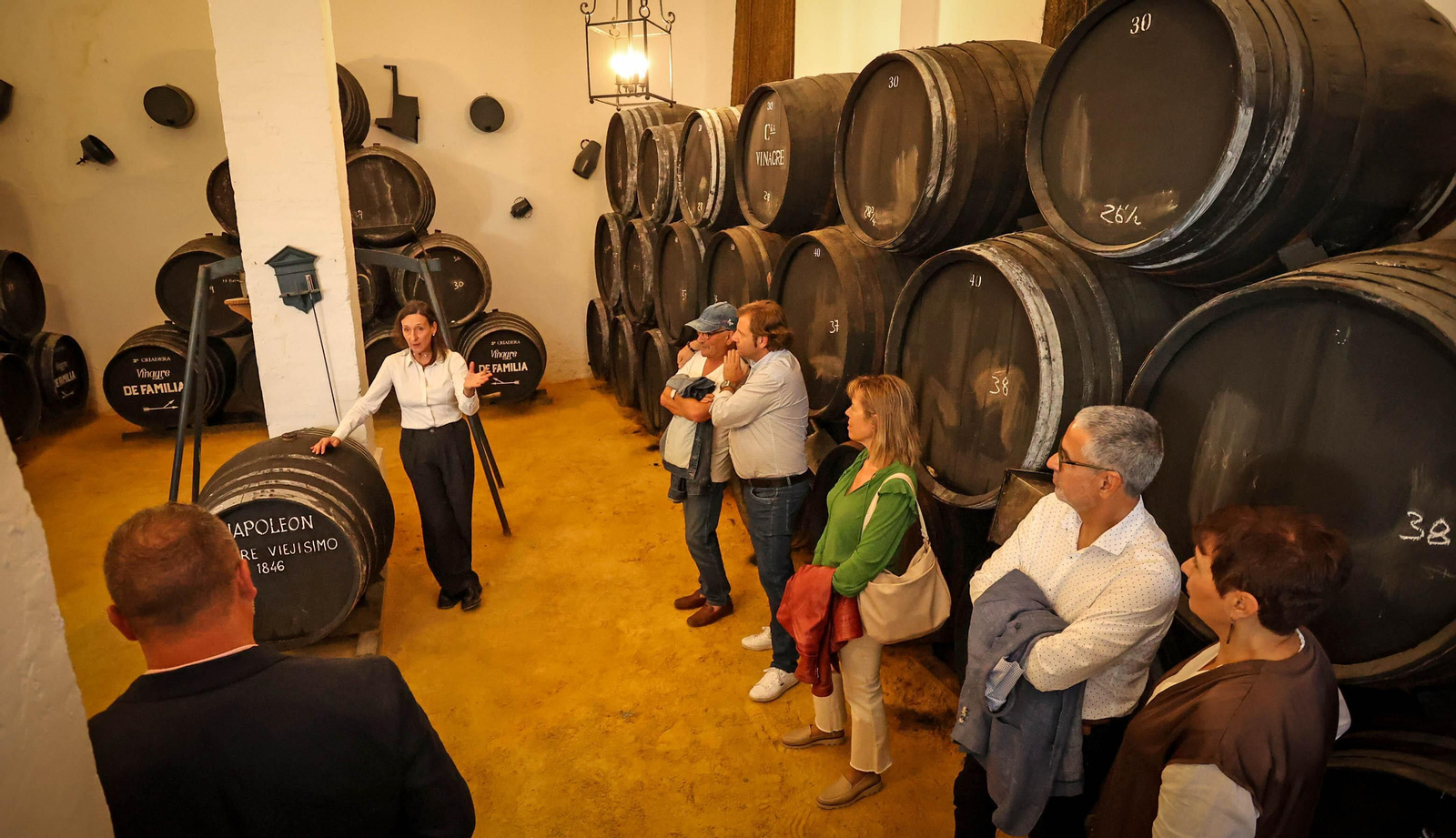 Cata de vinos de Álvaro Domecq en Jerez