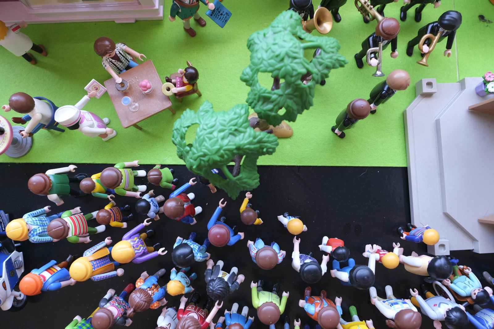 Fotogalería de los playmobil en la Feria de Almería.