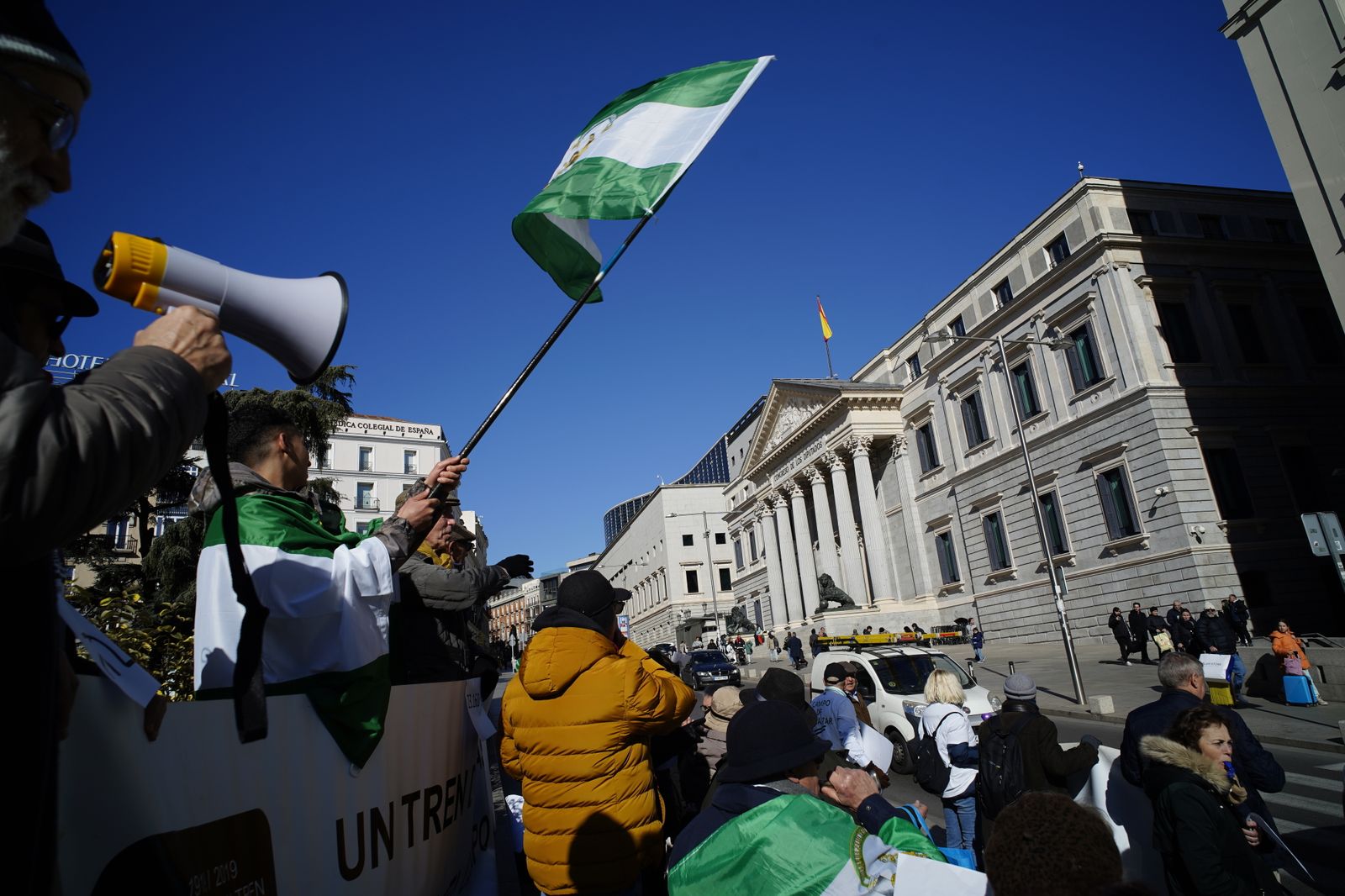 Concentración de Andalucía Bay 20.30 por la mejora de la conexión ferroviaria en Madrid