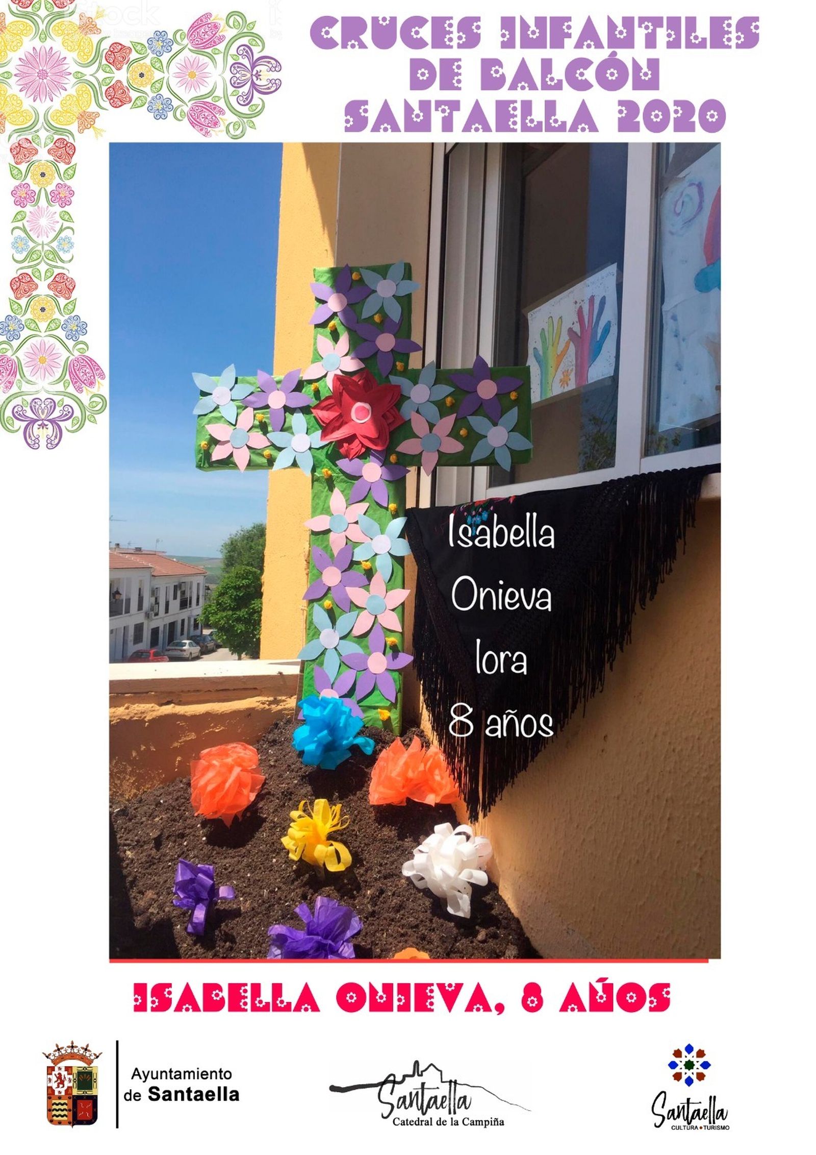 Así son las Cruces de Mayo de los niños de Santaella