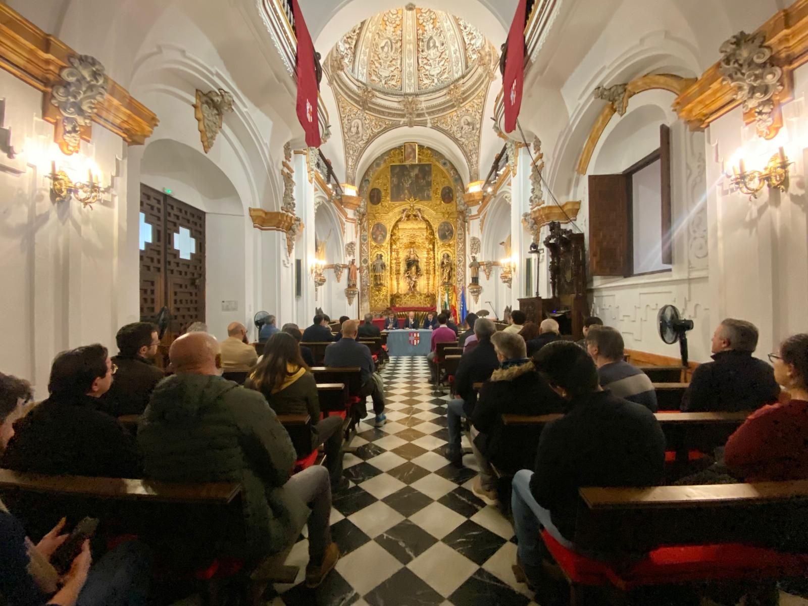 Capilla de la Asunción, en el interior del instituto Luis de Góngora donde se ha celebrado el encuentro.
