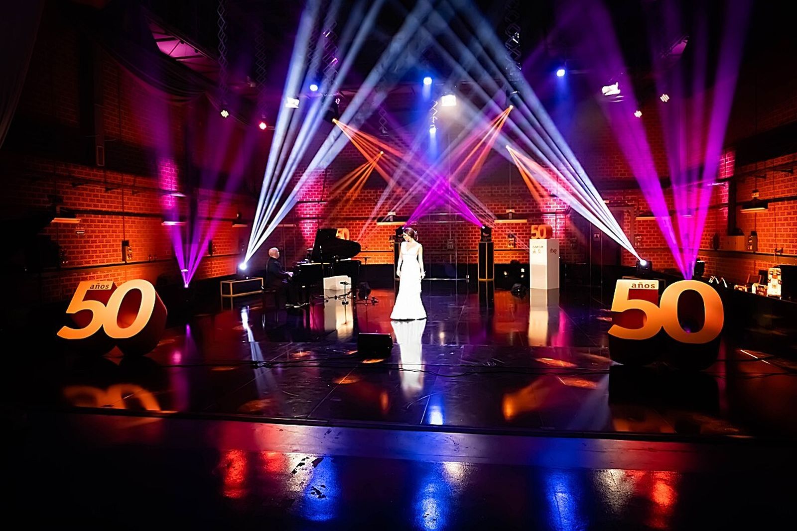 Joana Jiménez en el espacial de los 50 años de TVE en Andalucía