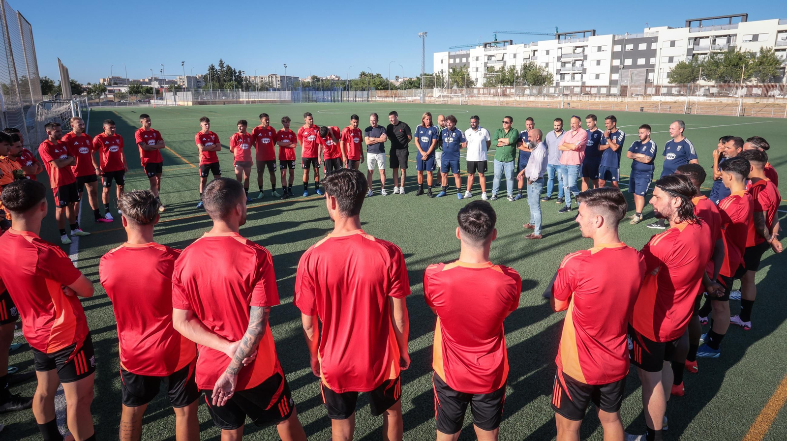 Imágenes del primer entrenamiento de la temporada Xerez CD