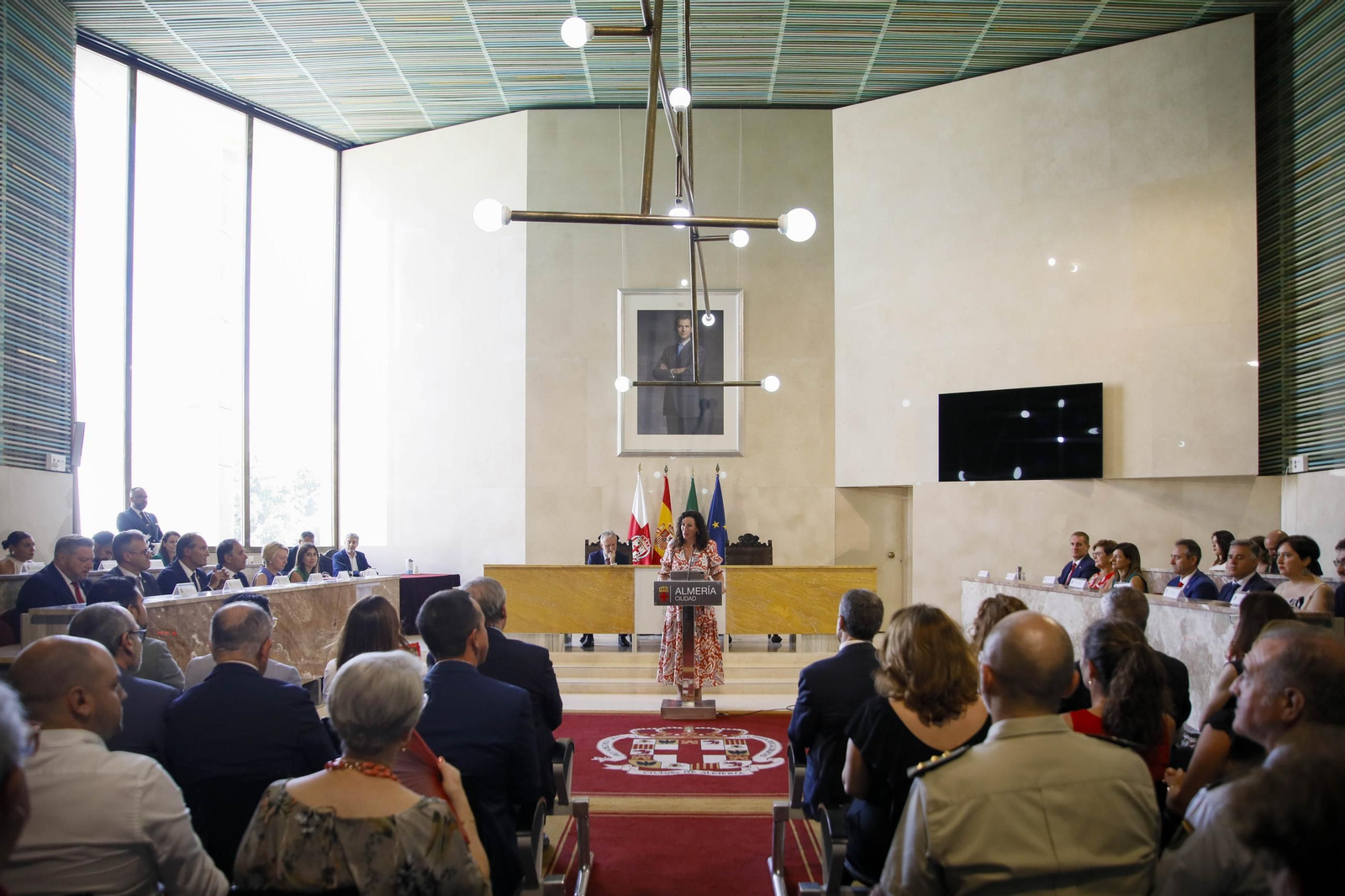 Placa de memoria histórica en el monumento de los coloraos, en imágenes