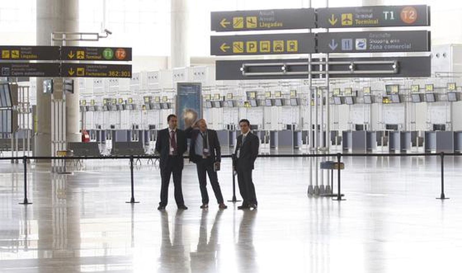 Imágenes de la nueva terminal del aeropuerto Pablo Ruiz Picasso

Foto: Sergio Camacho