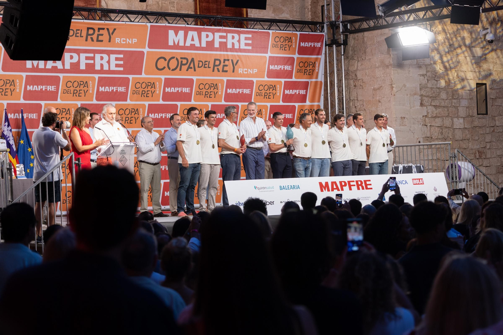 Las fotos de la entrega de premios de la Copa del Rey Mapfre de vela