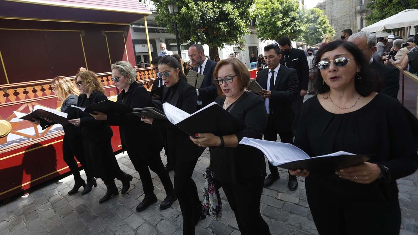 Las imágenes del Viernes Santo en Tarifa: Siete Palabras
