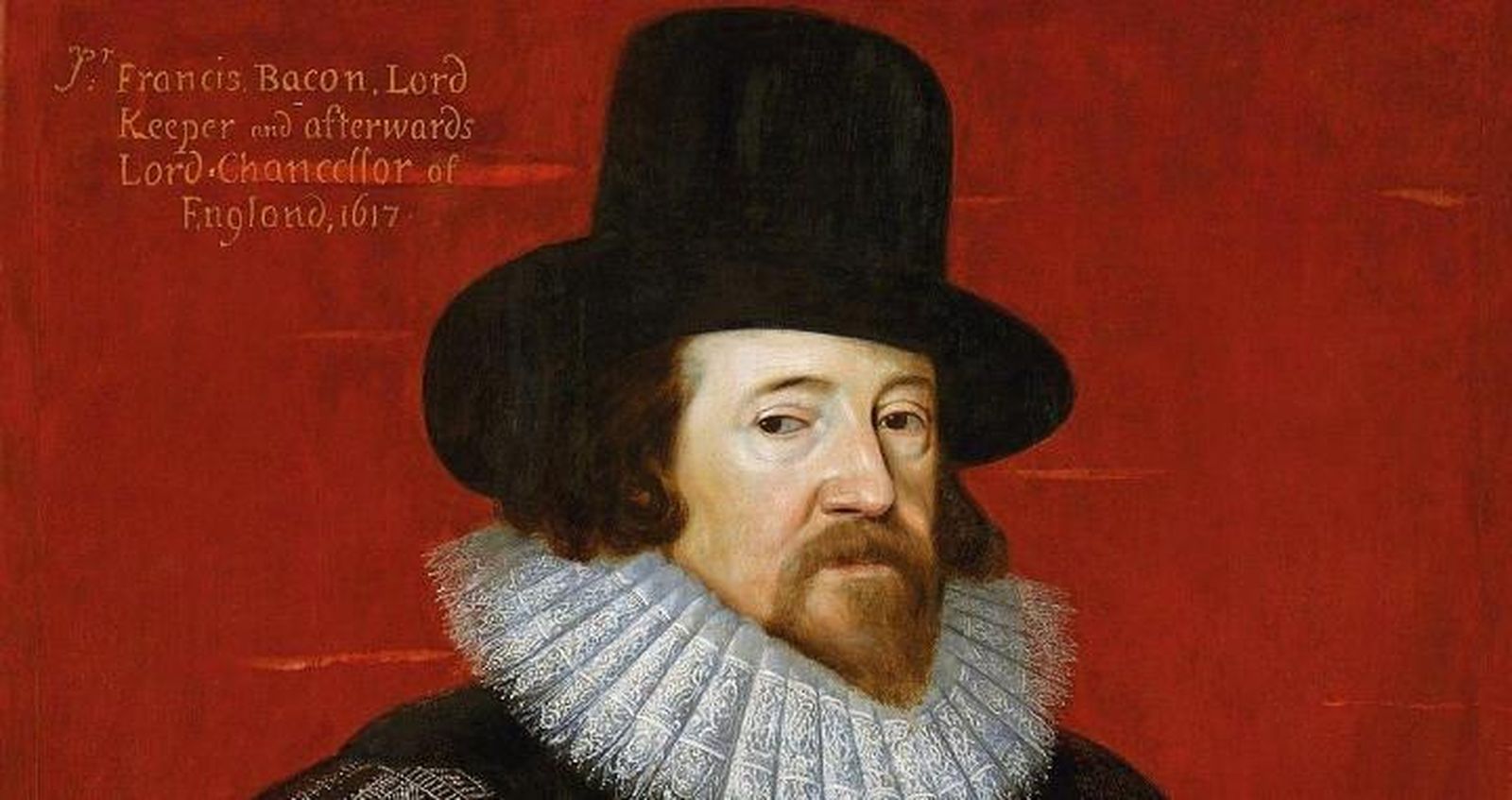 Retrato del filósofo inglés Francis Bacon.