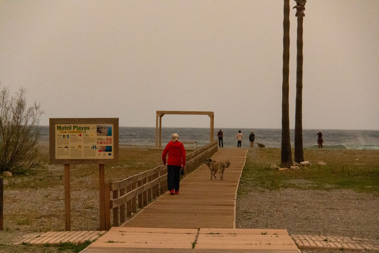 La calima tiñe la Costa de sepia dos años después