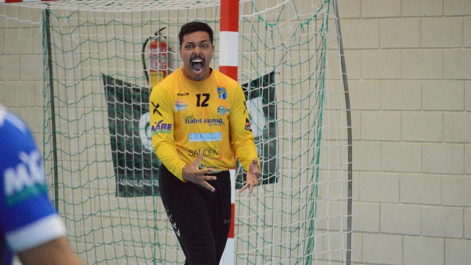 Murillo celebra una de las paradas que hizo en el encuentro contra los madrileños.