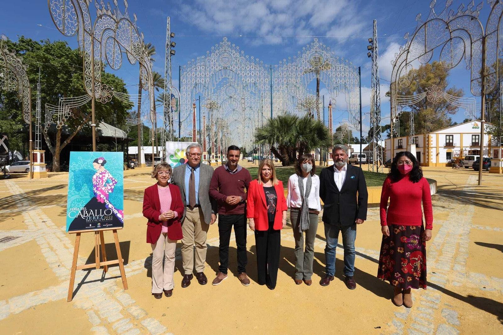 Siguen los preparativos en el González Hontoria por la Feria de Jerez
