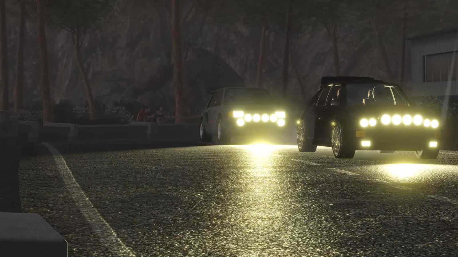 Las pruebas de noche son todo un reto.