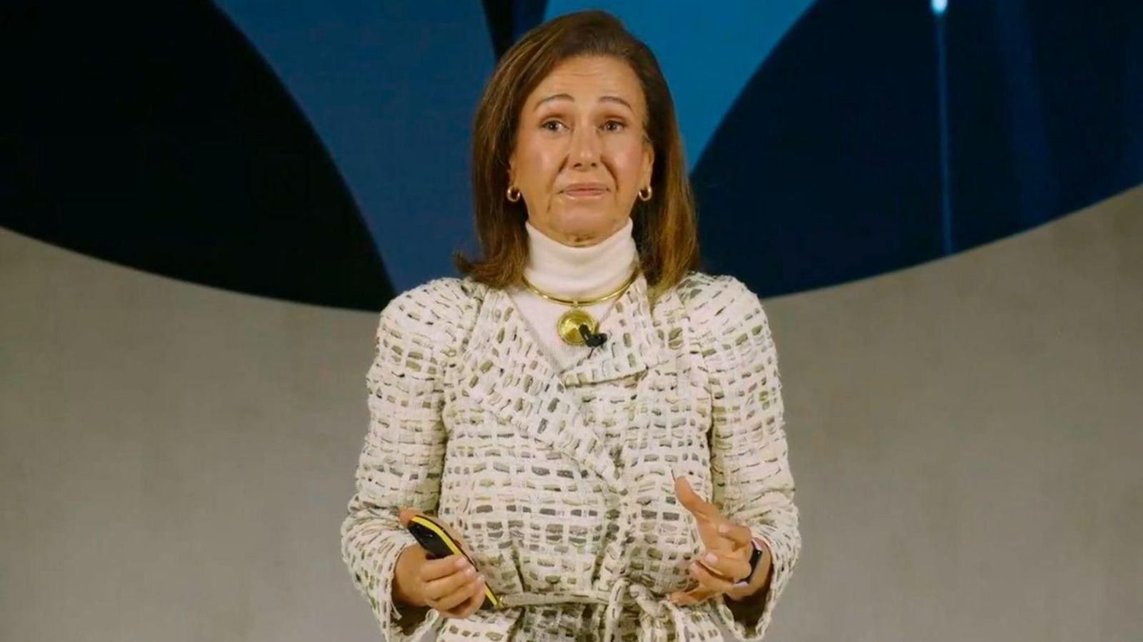 La presidenta de Banco Santander, Ana Botín, interviene en la Conferencia Internacional de Banca.