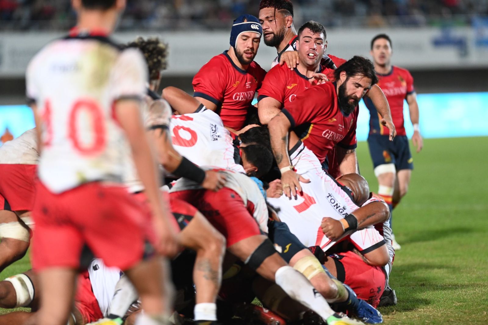 Las fotos del España-Tonga de rugby en Málaga