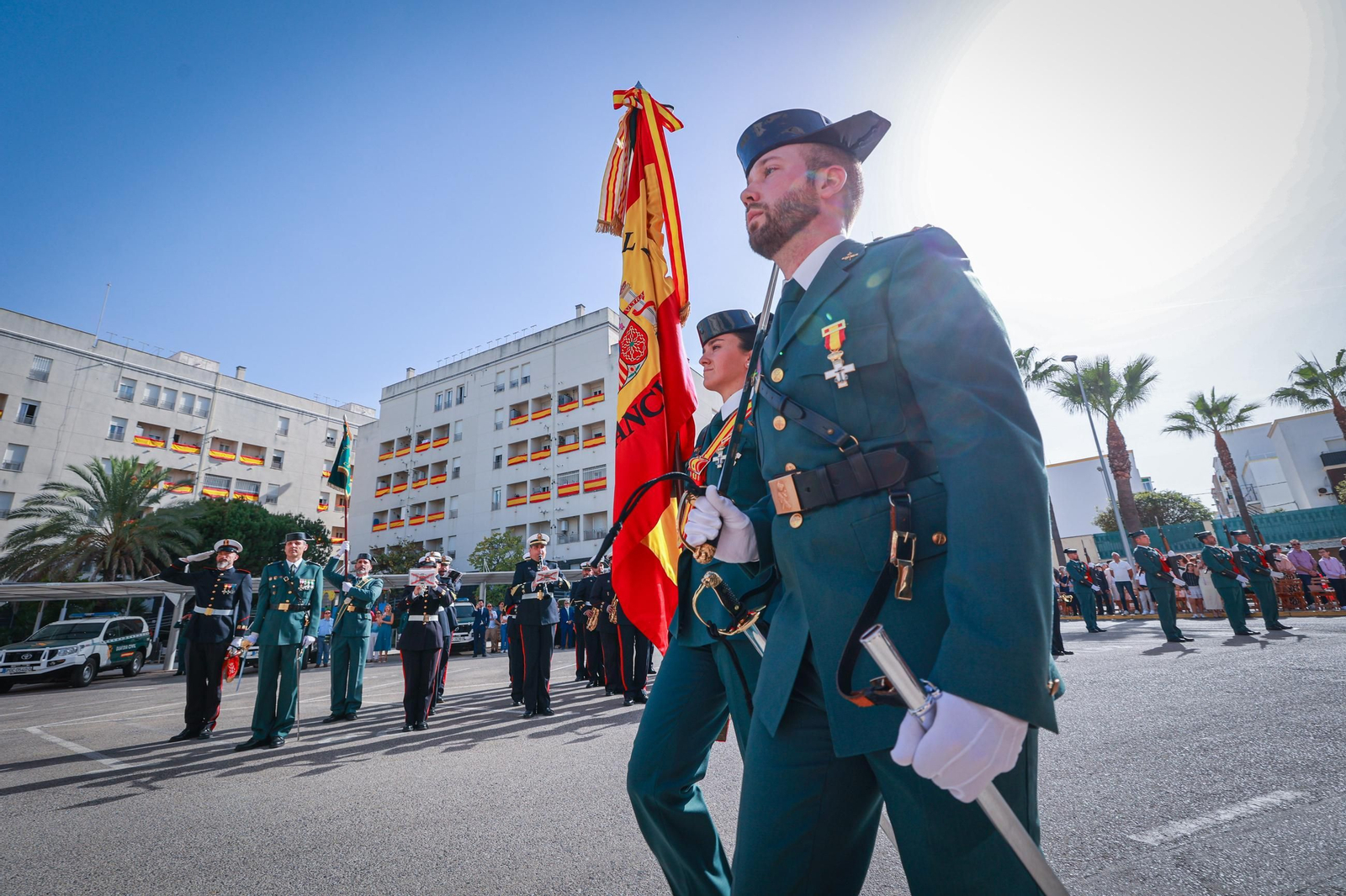 Las imágenes de los actos del Día del Pilar de la Guardia Civil de Cádiz