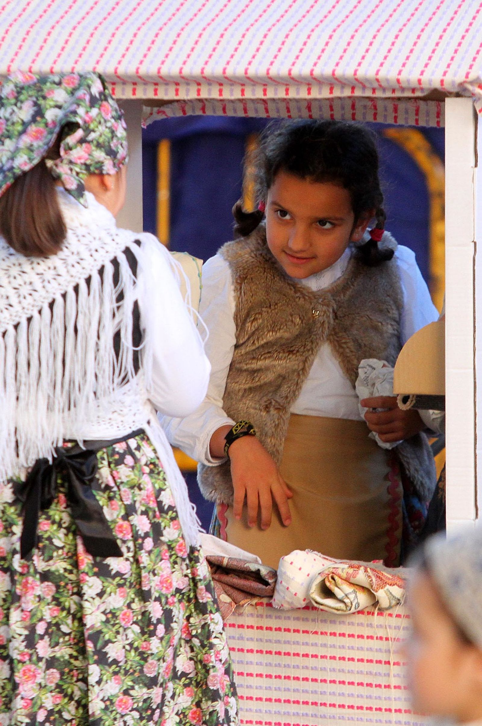 Imágenes del Belén viviente del Colegio María Inmaculada.