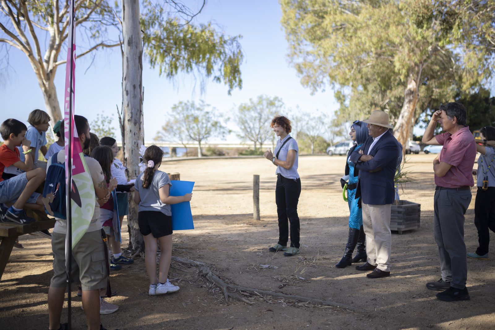 Imágenes de la clausura de la Escuela de Exploradores en Marismas del Odiel