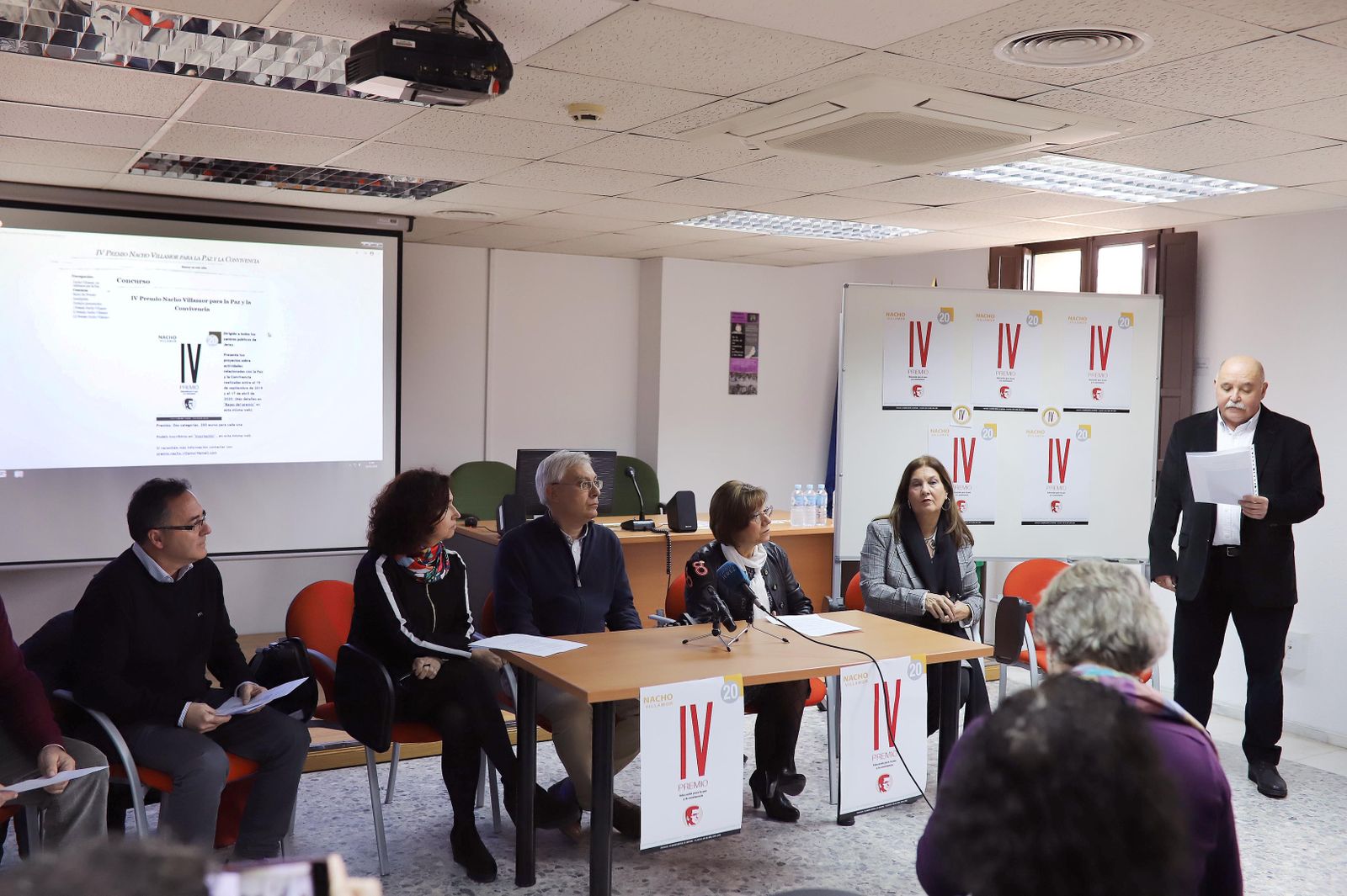 Un momento de la presentación de la cuarta edición de los Premios Nacho Villamor.