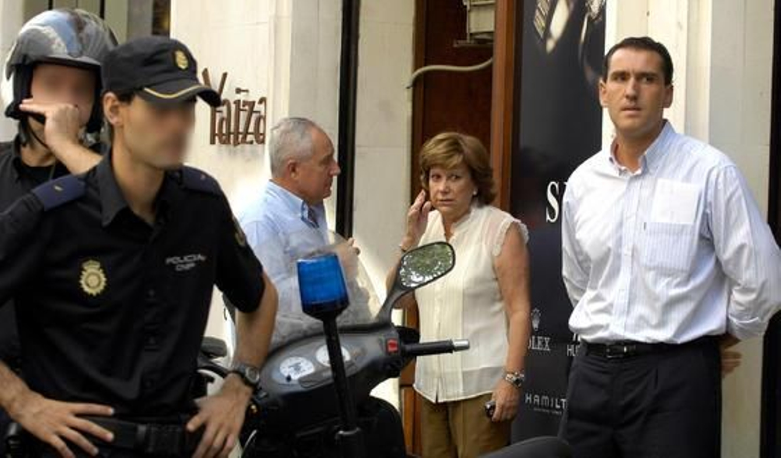 Las víctimas se mostraron nerviosas tras el suceso.

Foto: Manuel Gómez