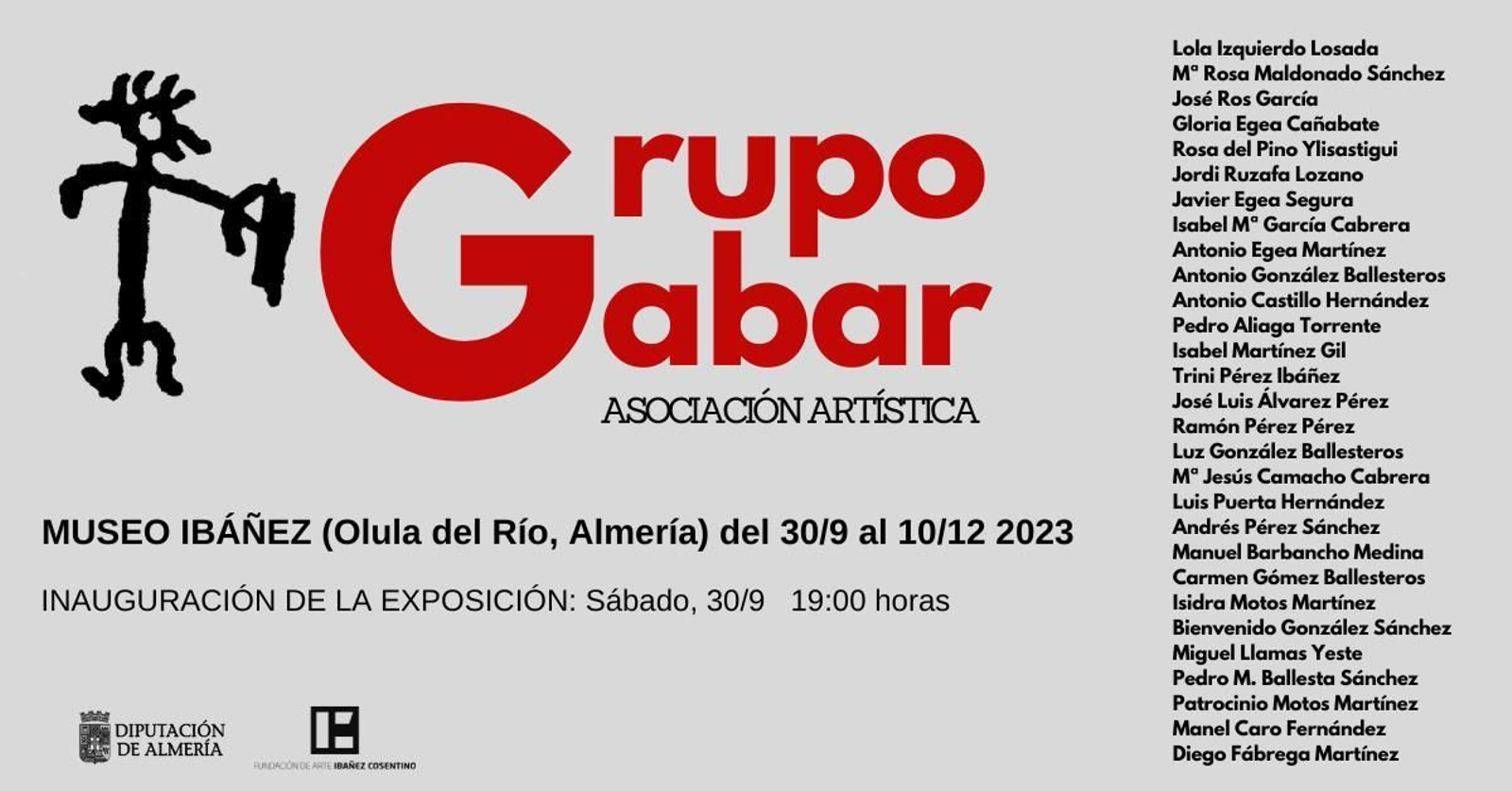 Artistas del Grupo ‘Gabar’ ahora exponen en Olula del Río.
