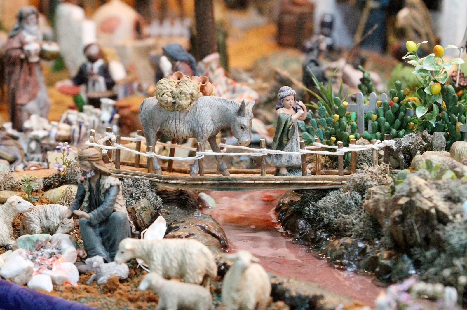 Belén de la Hermandad del Nazareno, en imágenes