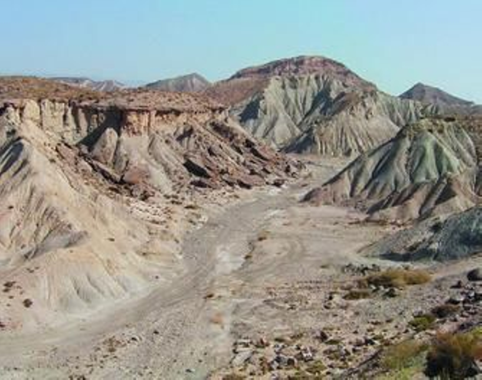 Tabernas es uno de las imágenes tradicionales que sirven para ejemplificar el problema de la desertificación.