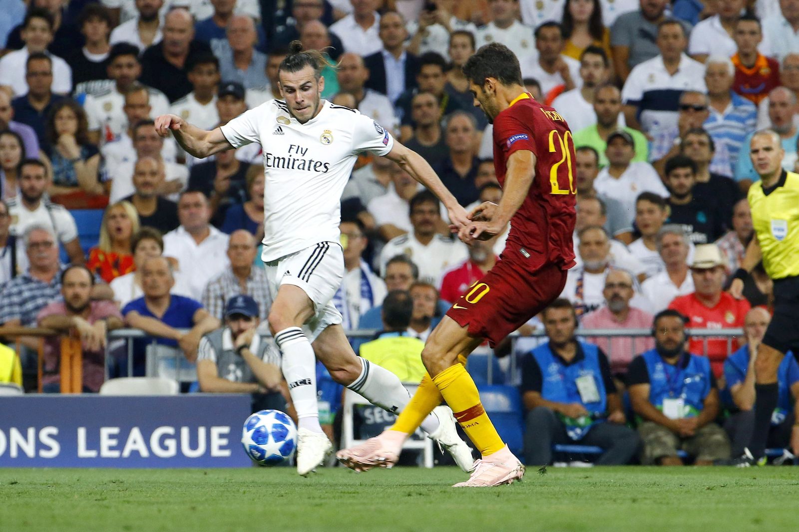 El Real Madrid-Roma, en imágenes