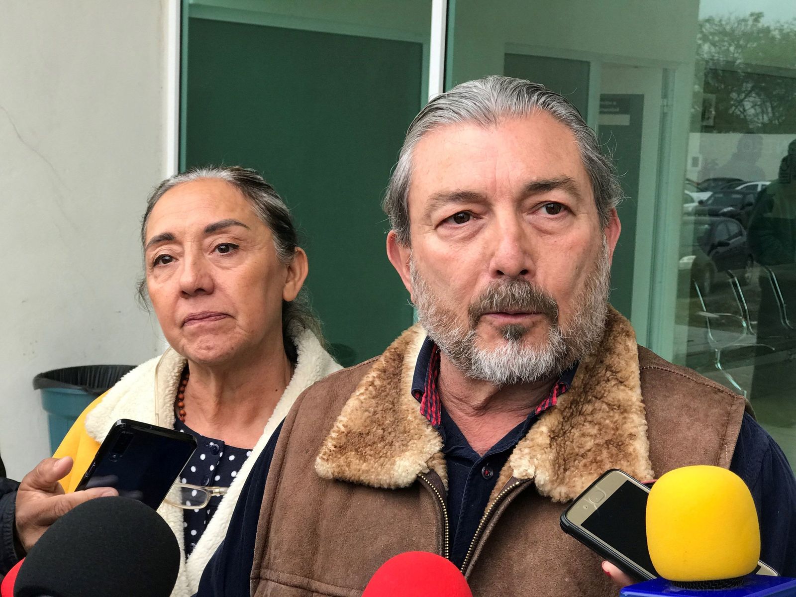 Los padres de Jorge Fernández, condenado por el asesinato de su mujer.