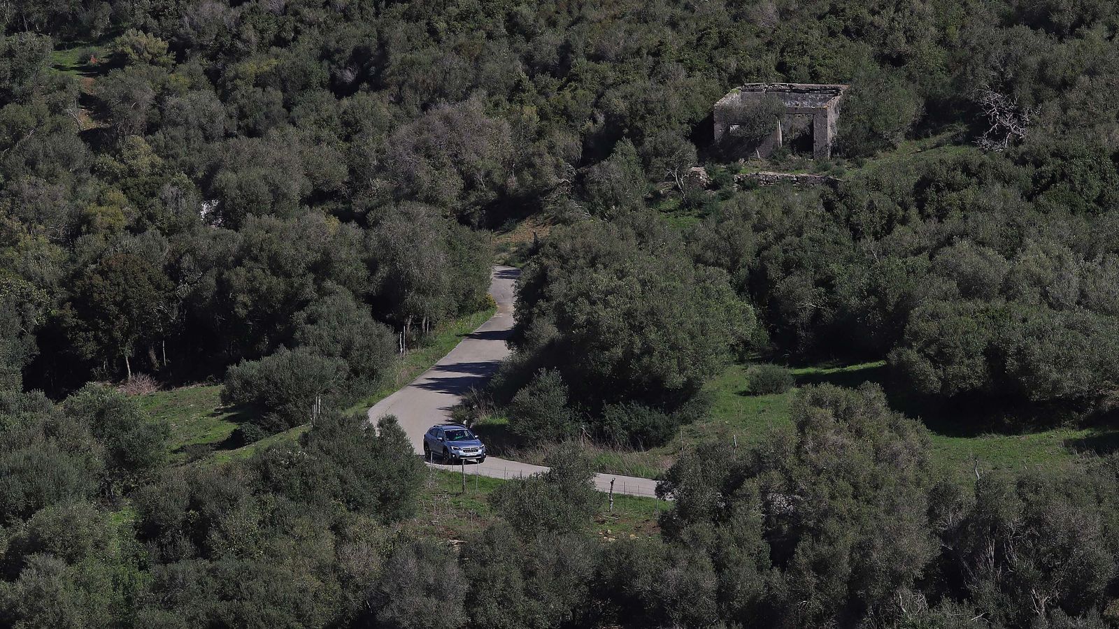 Carretera de Las Pantallas en Algeciras