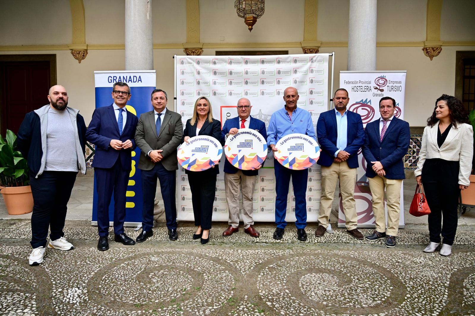 Día de la Hostelería en el Ayuntamiento de Granada.