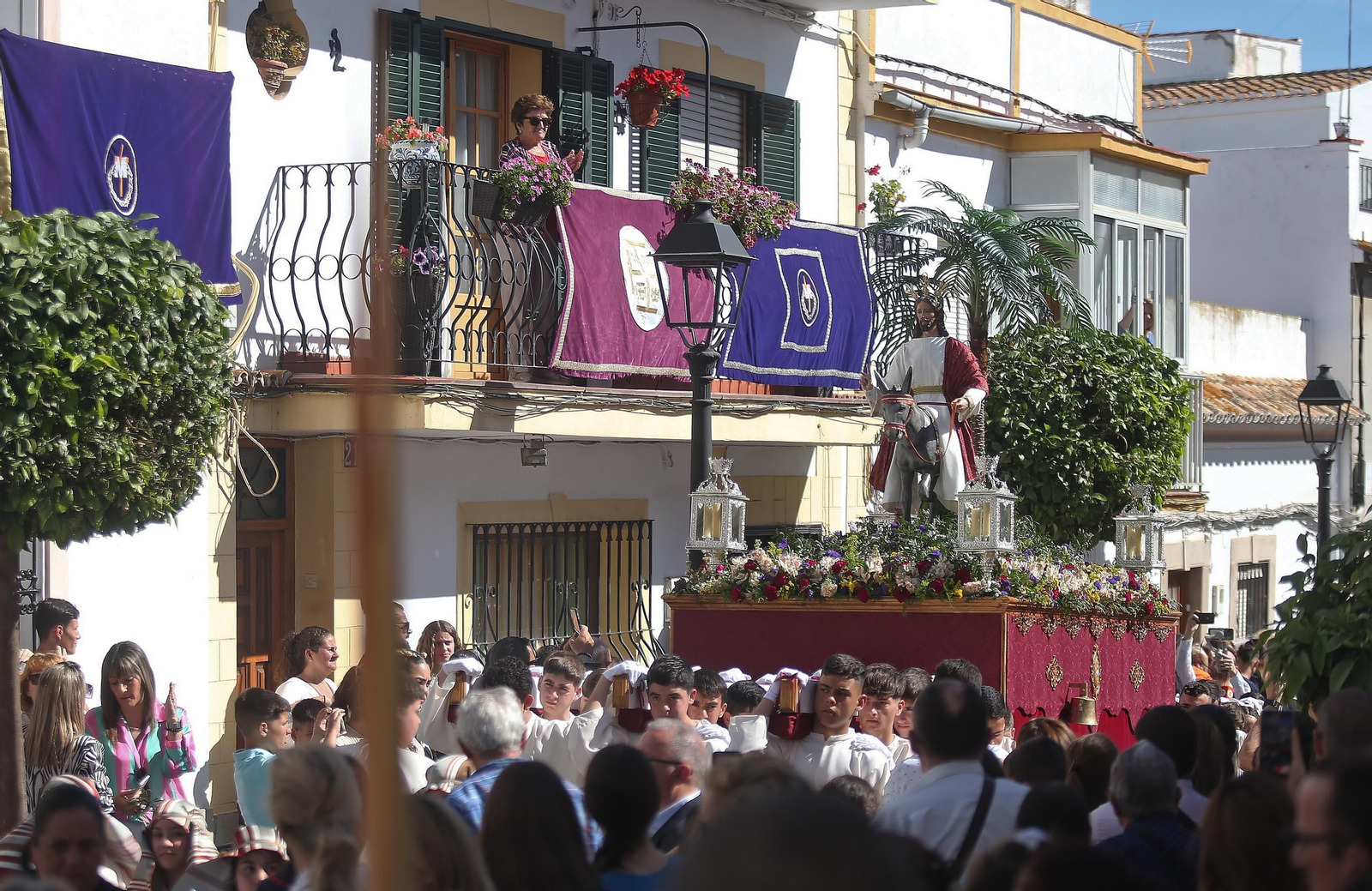 Fotos del Domingo de Ramos en San Roque: La Borriquita